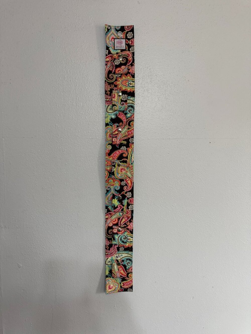 NWOT Simply Sarah Shaw Black Paisley Hanging Bag Organizer 🧡